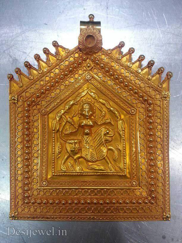 New and Latest Design of Rajasthani Desi gold Gala-Pendal 