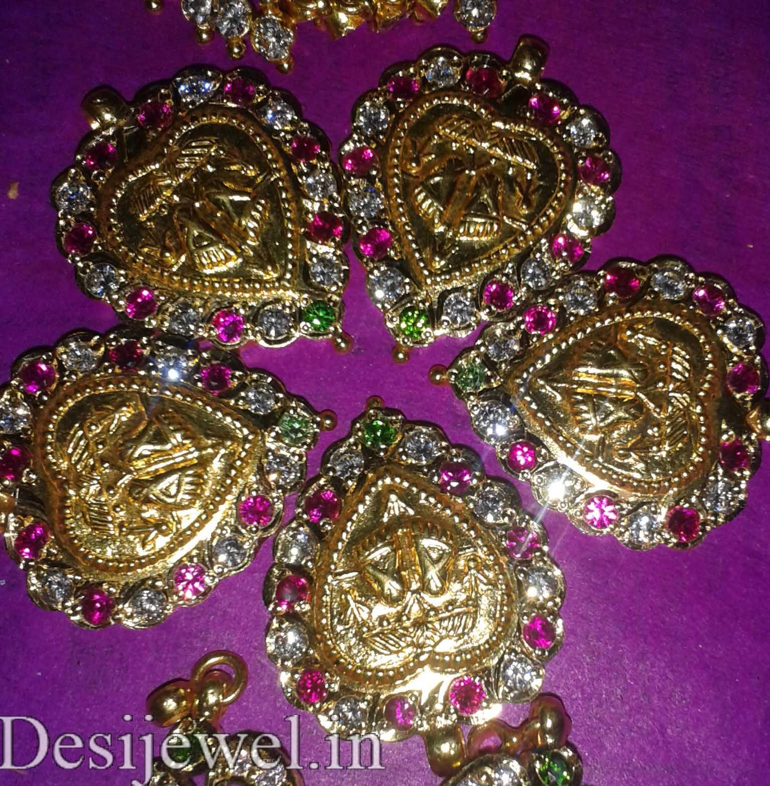 New and Latest Design of Rajasthani Desi gold Gala-Pendal 