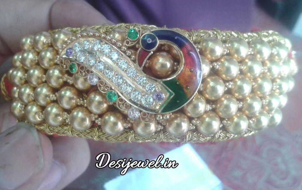 New and Latest Design of Rajasthani Desi gold Hath-Punach 