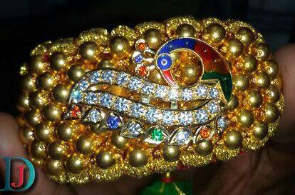 New and Latest Design of Rajasthani Desi gold Hath-Punach 