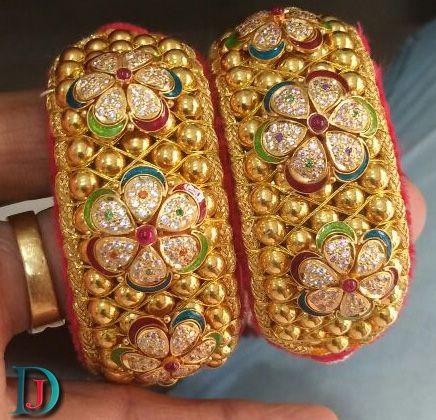 New and Latest Design of Rajasthani Desi gold Hath-Punach 