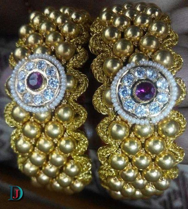 New and Latest Design of Rajasthani Desi gold Hath-Punach 