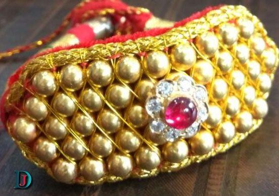 New and Latest Design of Rajasthani Desi gold Hath-Punach 