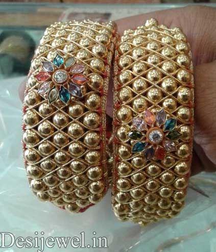 New and Latest Design of Rajasthani Desi gold Hath-Punach 