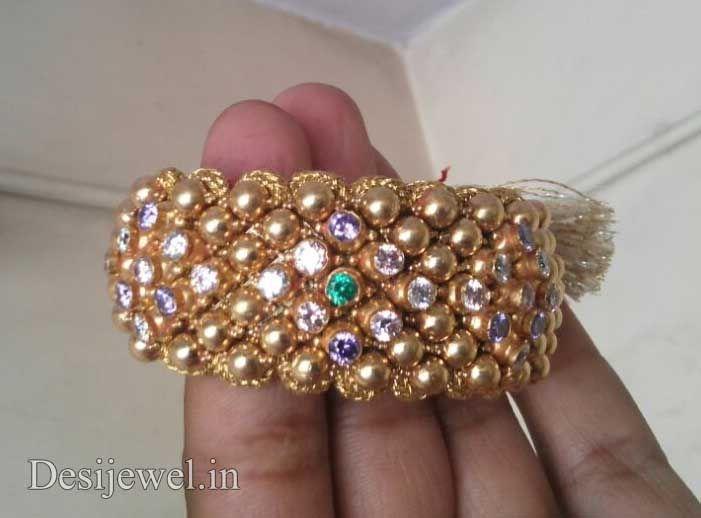 New and Latest Design of Rajasthani Desi gold Hath-Punach 
