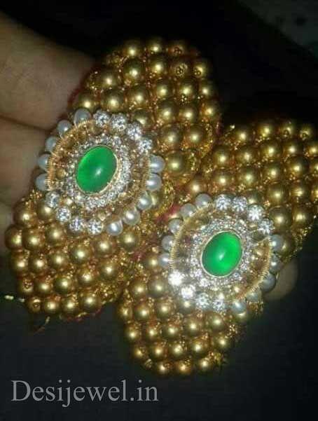 New and Latest Design of Rajasthani Desi gold Hath-Punach 