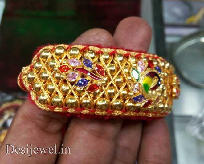 New and Latest Design of Rajasthani Desi gold Hath-Punach 