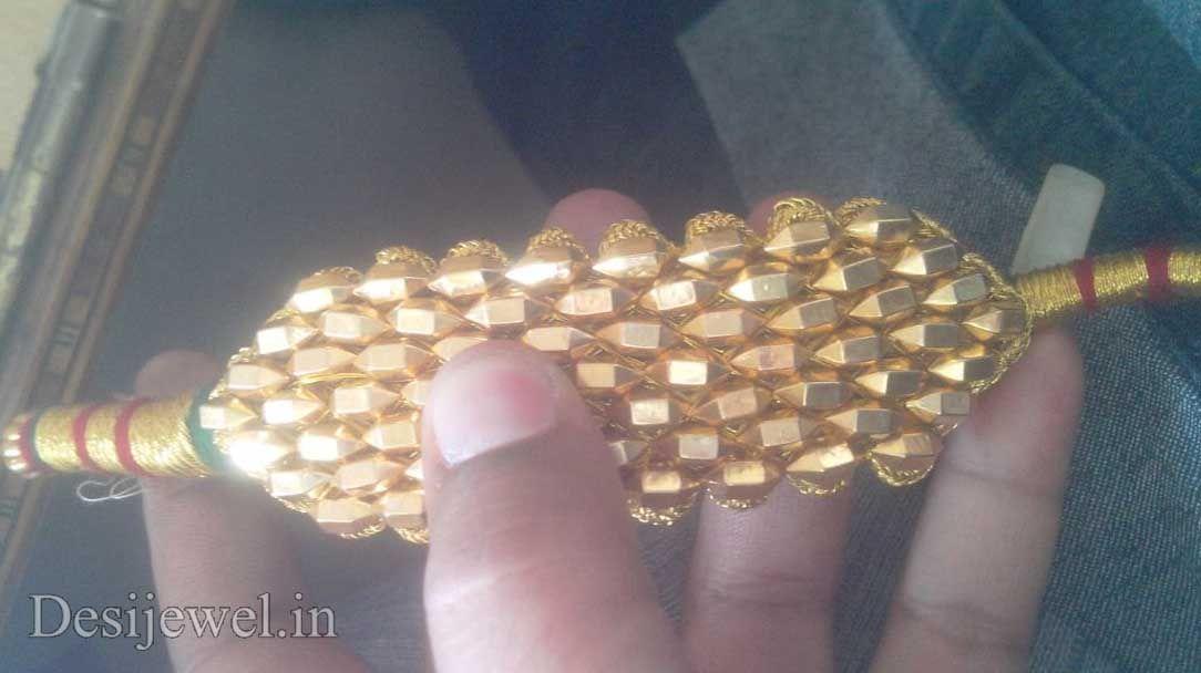 New and Latest Design of Rajasthani Desi gold Hath-Punach 