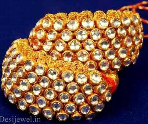 New and Latest Design of Rajasthani Desi gold Hath-Punach 