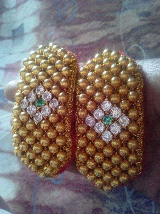 New and Latest Design of Rajasthani Desi gold Hath-Punach 