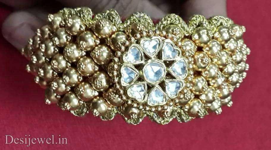 New and Latest Design of Rajasthani Desi gold Hath-Punach 