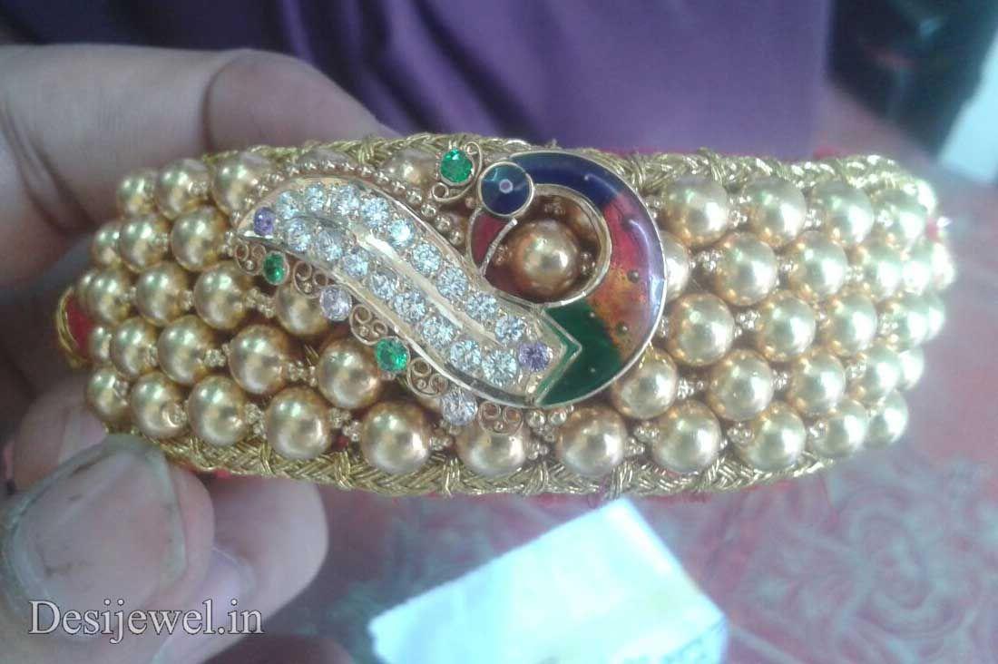New and Latest Design of Rajasthani Desi gold Hath-Punach 