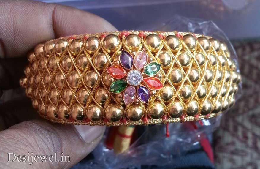 New and Latest Design of Rajasthani Desi gold Hath-Punach 