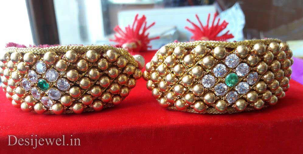 New and Latest Design of Rajasthani Desi gold Hath-Punach 