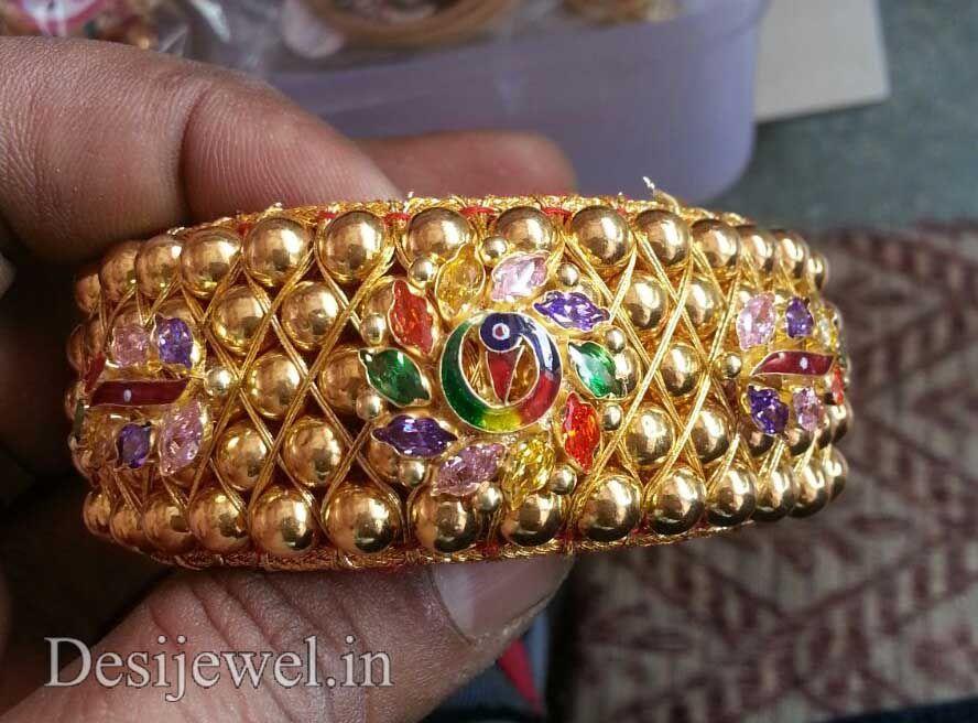 New and Latest Design of Rajasthani Desi gold Hath-Punach 