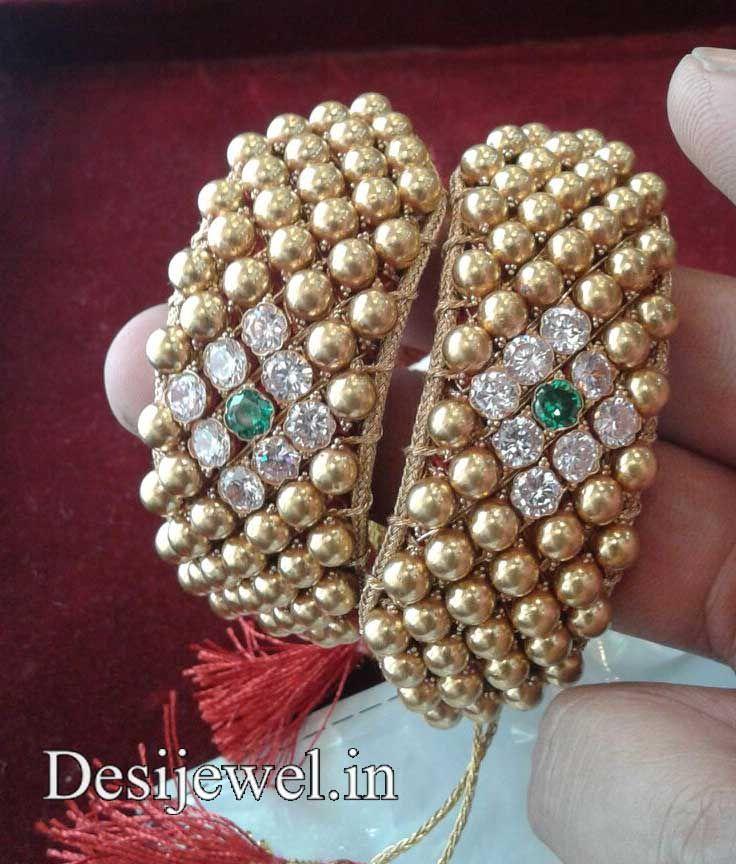 New and Latest Design of Rajasthani Desi gold Hath-Punach 