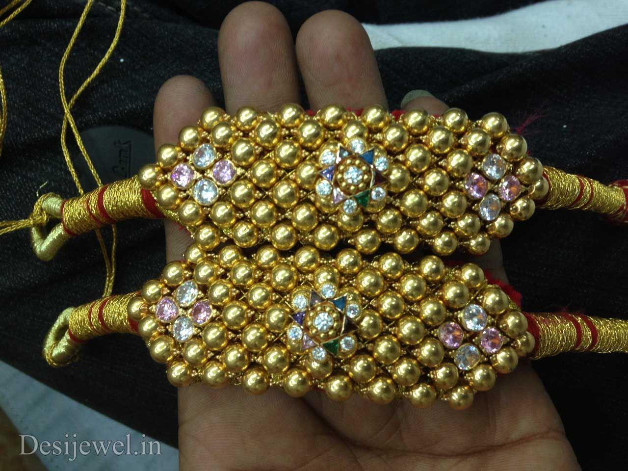 New and Latest Design of Rajasthani Desi gold Hath-Punach 