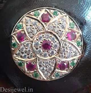 New and Latest Design of Rajasthani Desi gold Rakhdi  with weight 4 gm