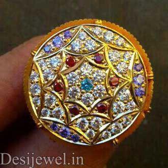 New and Latest Design of Rajasthani Desi gold Rakhdi  with weight 4 gm