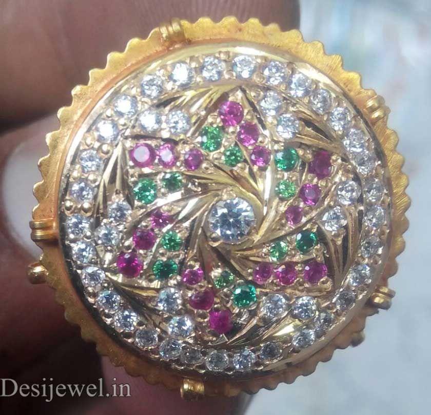 New and Latest Design of Rajasthani Desi gold Rakhdi  with weight 5 gm