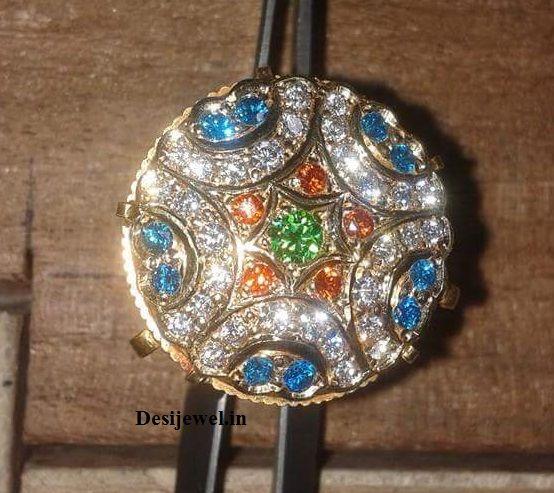 New and Latest Design of Rajasthani Desi gold Rakhdi  with weight 5 gm