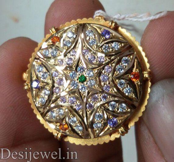 New and Latest Design of Rajasthani Desi gold Rakhdi  with weight 5 gm