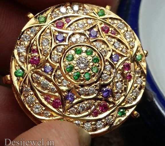 New and Latest Design of Rajasthani Desi gold Rakhdi  with weight 6 gm