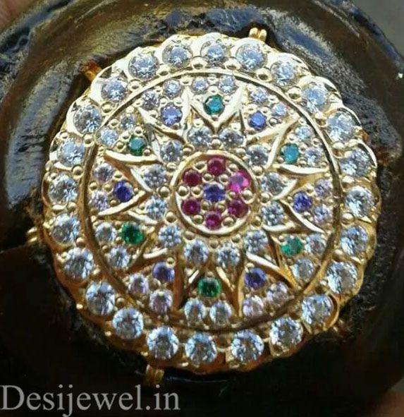 New and Latest Design of Rajasthani Desi gold Rakhdi  with weight 6 gm