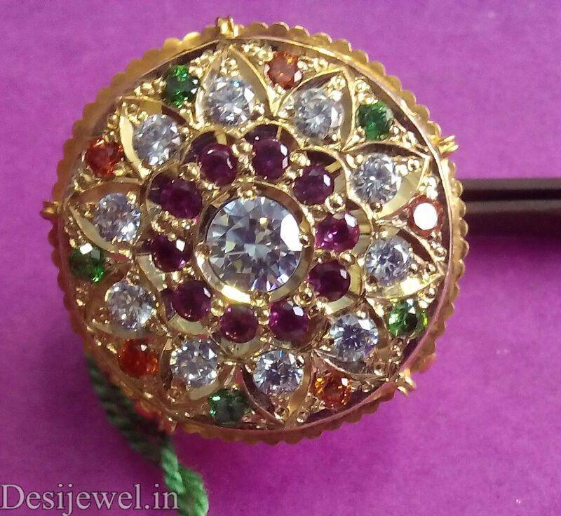 New and Latest Design of Rajasthani Desi gold Rakhdi 