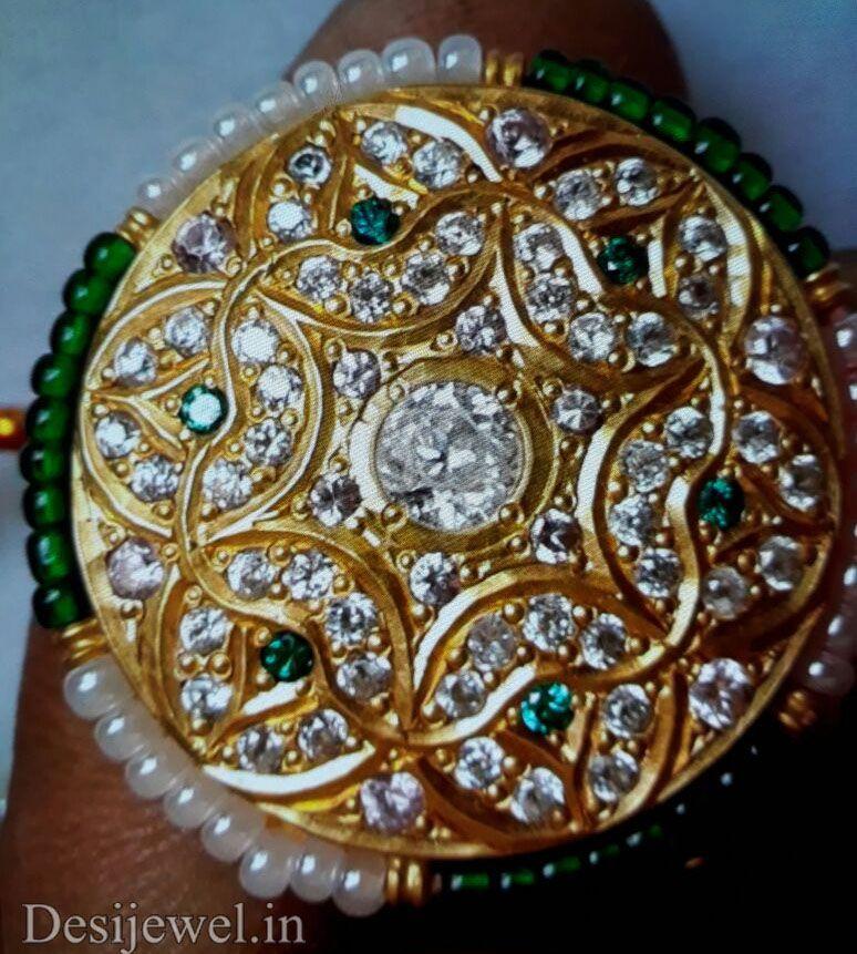 New and Latest Design of Rajasthani Desi gold Rakhdi 
