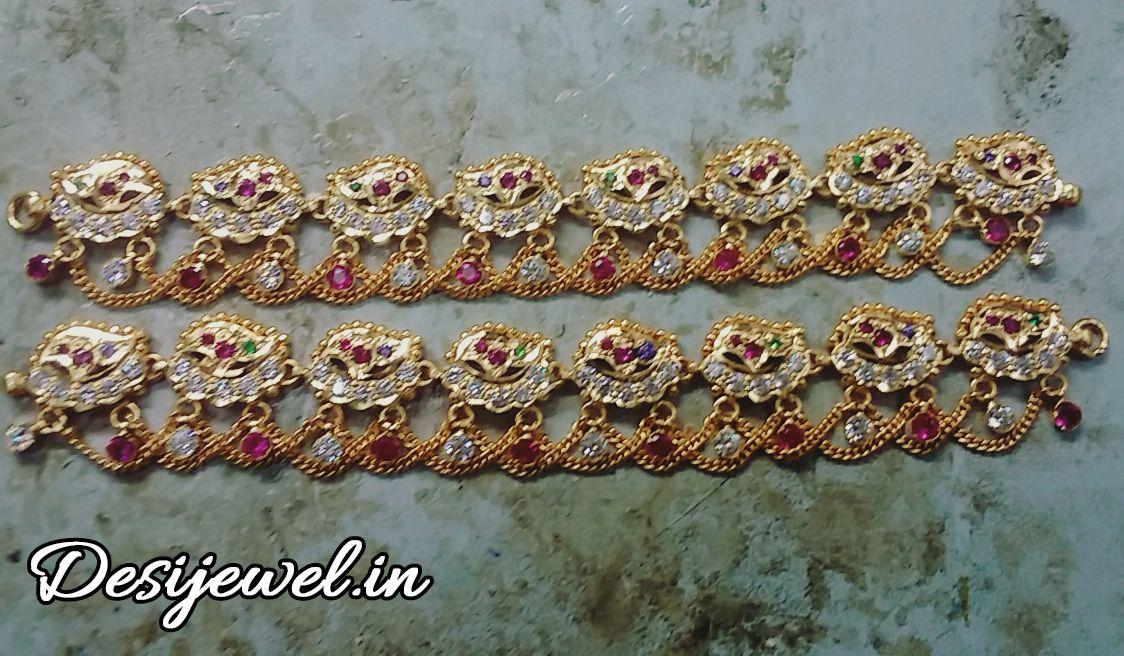 New and Latest Design of Rajasthani Desi gold Rakhdi-Set 