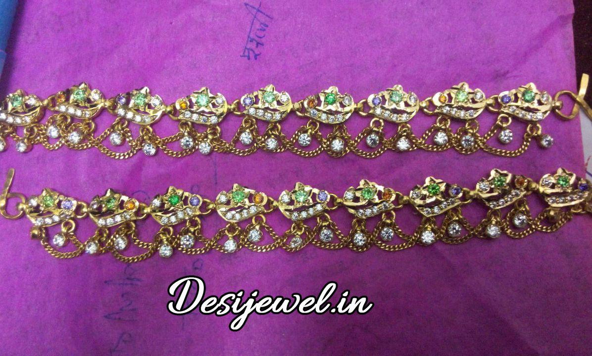 New and Latest Design of Rajasthani Desi gold Rakhdi-Set 