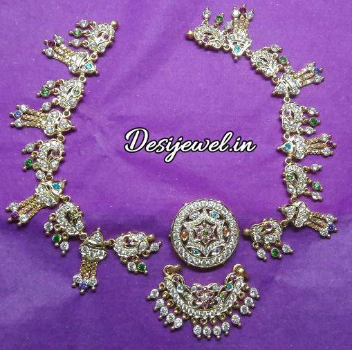 New and Latest Design of Rajasthani Desi gold Rakhdi-Set 