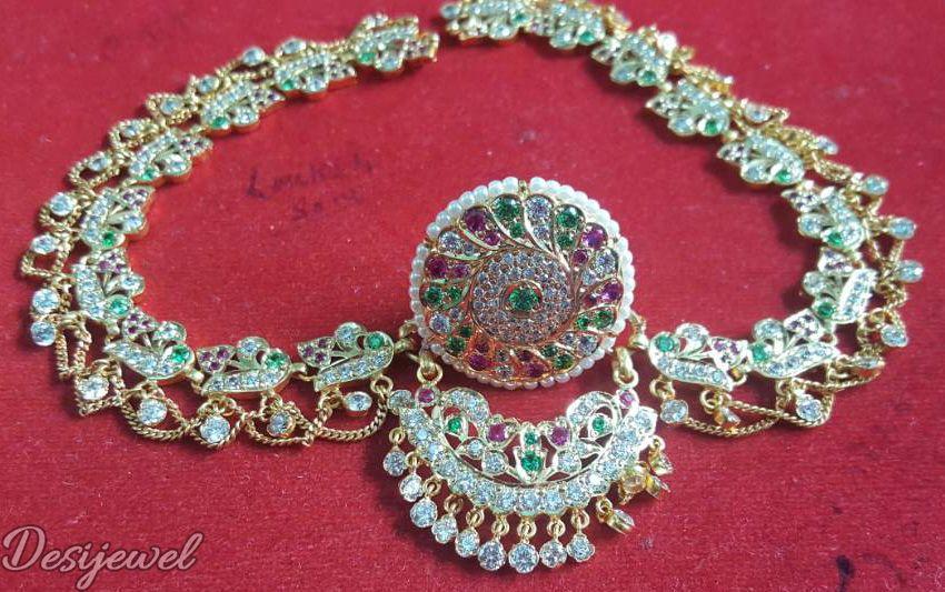 New and Latest Design of Rajasthani Desi gold Rakhdi-Set 