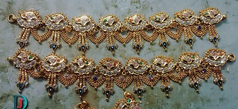 New and Latest Design of Rajasthani Desi gold Rakhdi-Set 