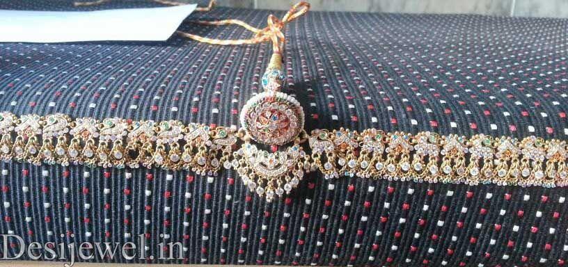 New and Latest Design of Rajasthani Desi gold Rakhdi-Set 