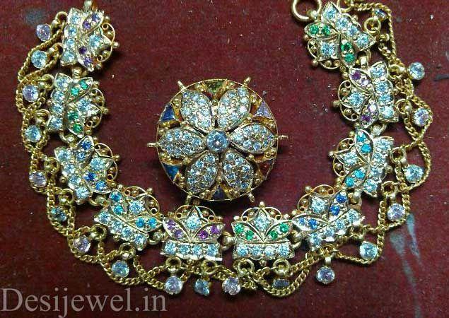 New and Latest Design of Rajasthani Desi gold Rakhdi-Set 