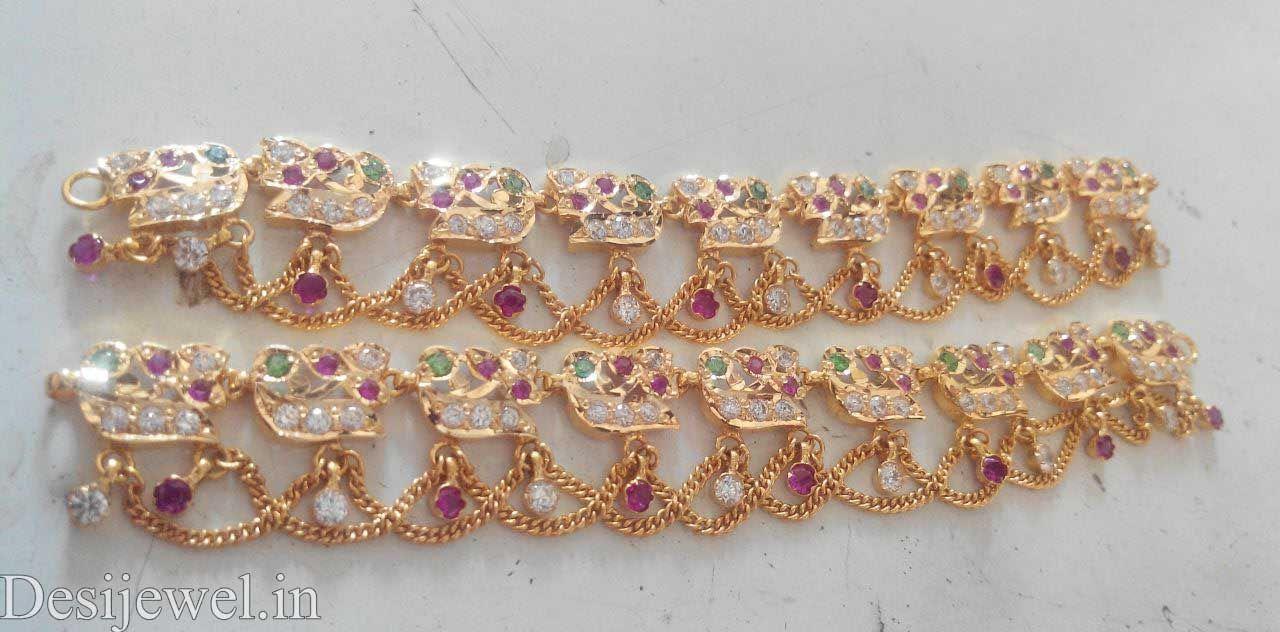 New and Latest Design of Rajasthani Desi gold Rakhdi-Set 