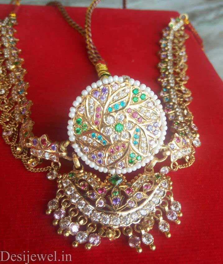 New and Latest Design of Rajasthani Desi gold Rakhdi-Set 