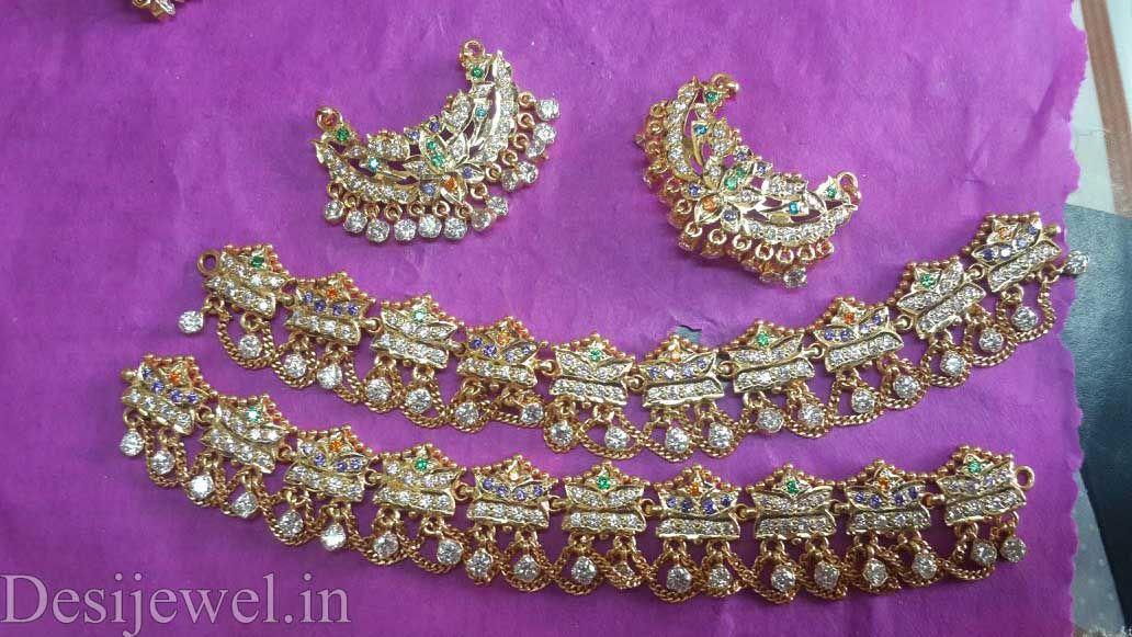 New and Latest Design of Rajasthani Desi gold Rakhdi-Set 