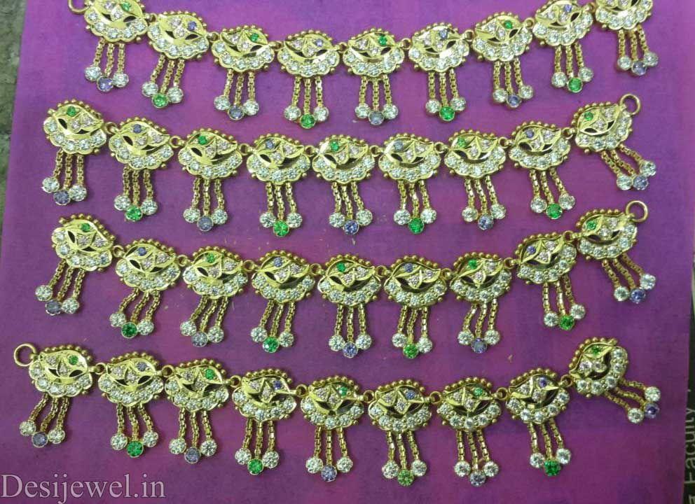 New and Latest Design of Rajasthani Desi gold Rakhdi-Set  with weight 28 gm