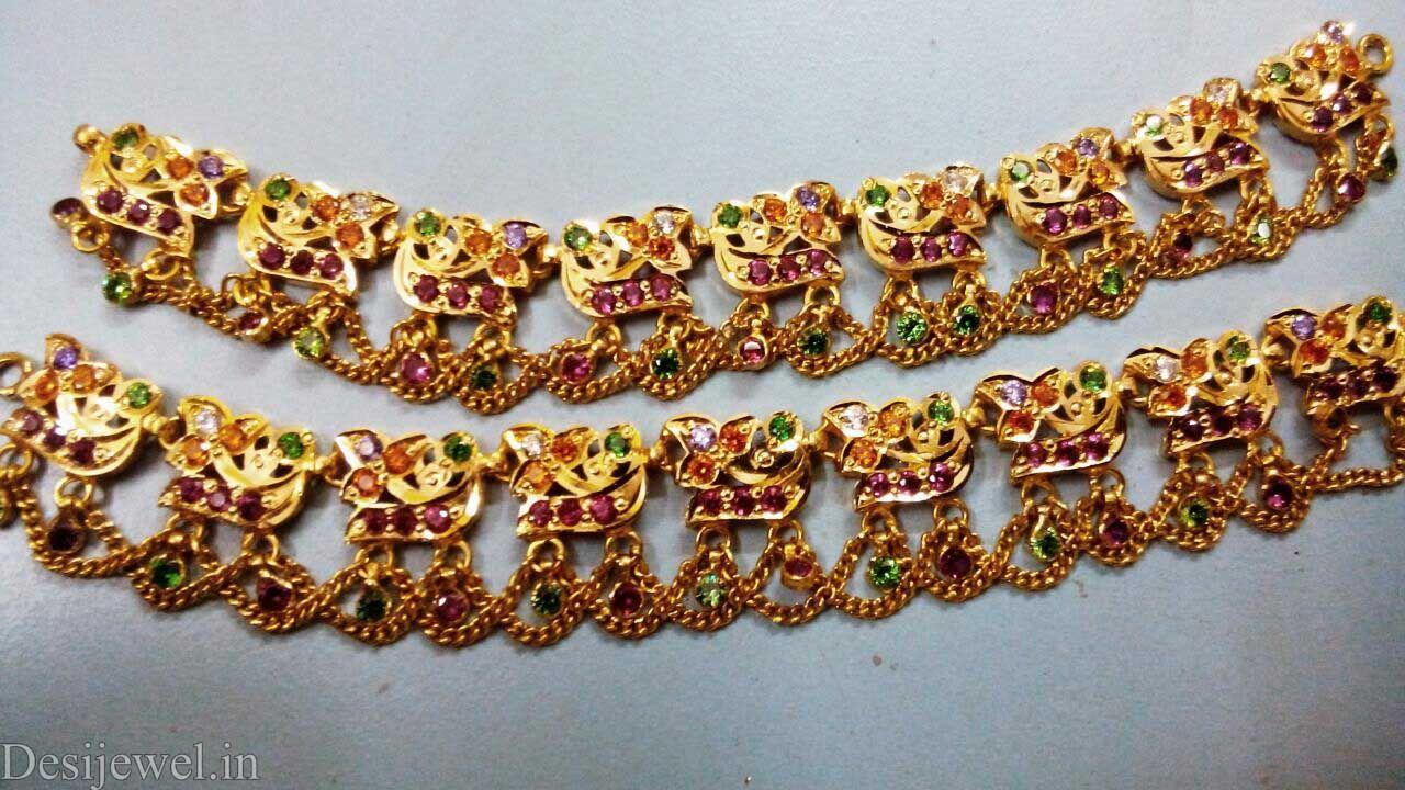New and Latest Design of Rajasthani Desi gold Rakhdi-Set 