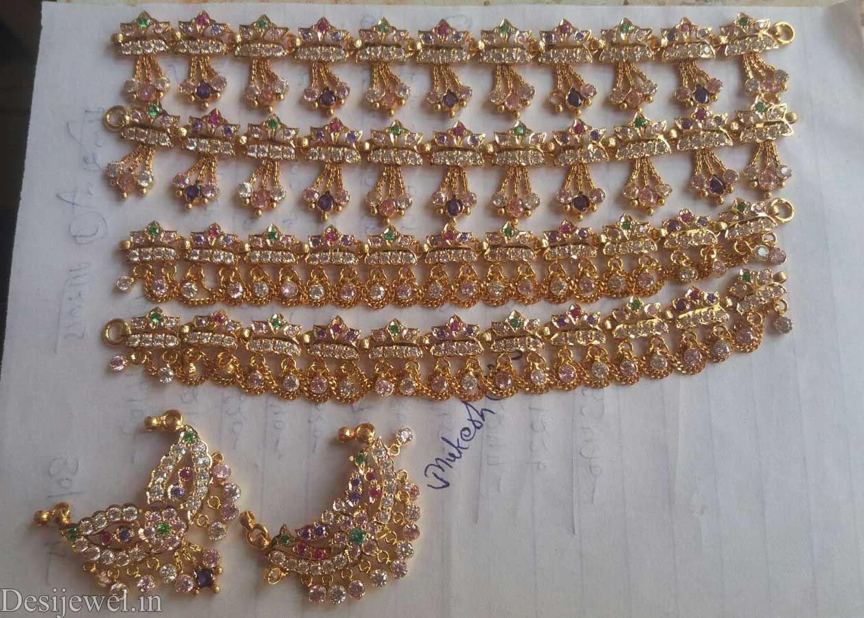 New and Latest Design of Rajasthani Desi gold Rakhdi-Set 