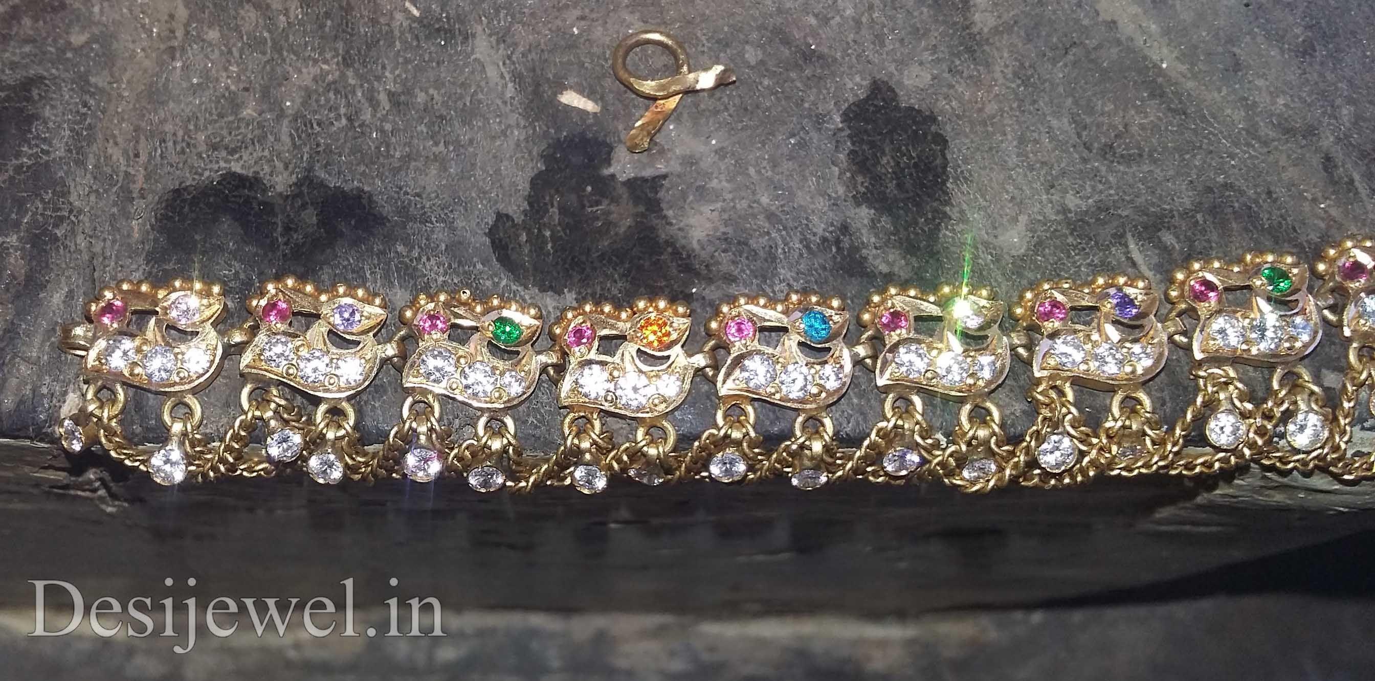 New and Latest Design of Rajasthani Desi gold Rakhdi-Set 