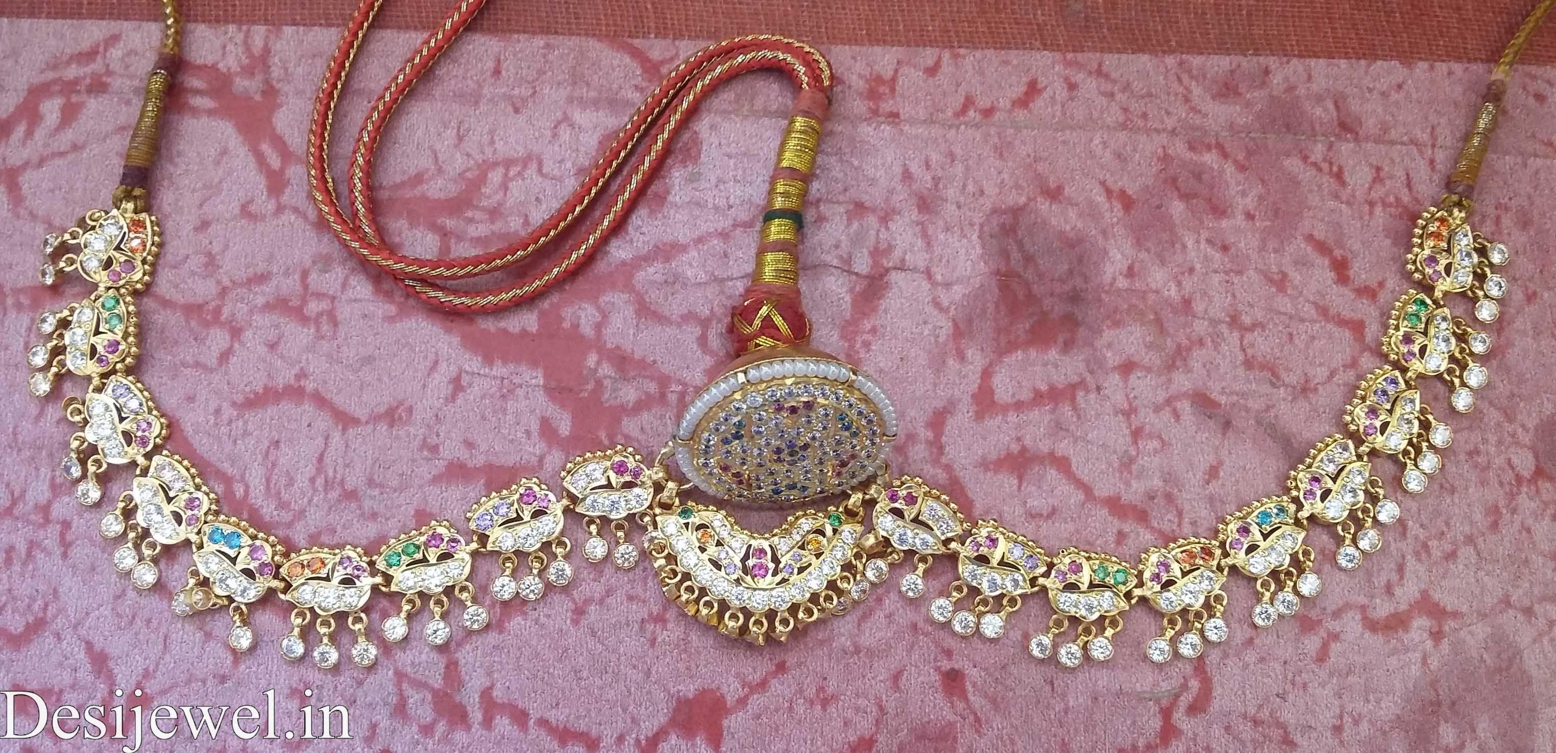 न्यू एंड लेटेस्ट डिजाईन राजस्थानी देसी गोल्ड रखडी-सेट 