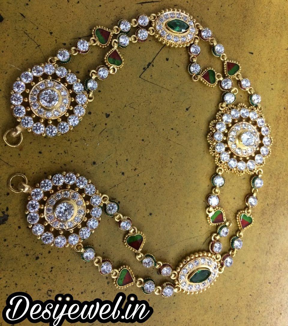 New and Latest Design of Rajasthani Desi gold Sheesh-phool 