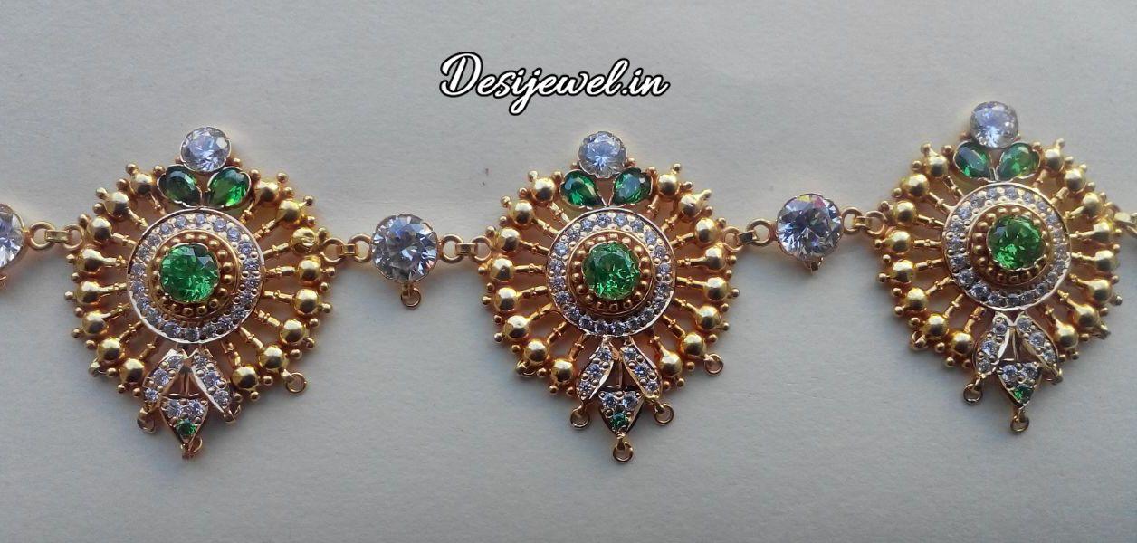 New and Latest Design of Rajasthani Desi gold Sheesh-phool 