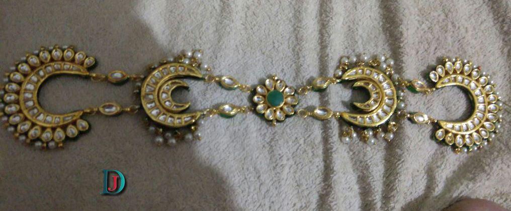 New and Latest Design of Rajasthani Desi gold Sheesh-phool 