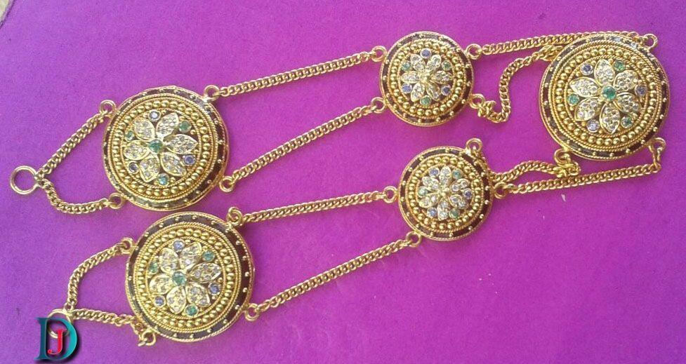 New and Latest Design of Rajasthani Desi gold Sheesh-phool 