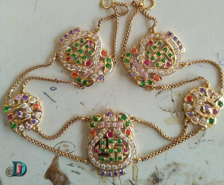 New and Latest Design of Rajasthani Desi gold Sheesh-phool 